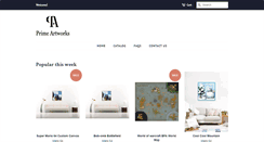 Desktop Screenshot of primeartworks.com