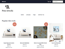 Tablet Screenshot of primeartworks.com